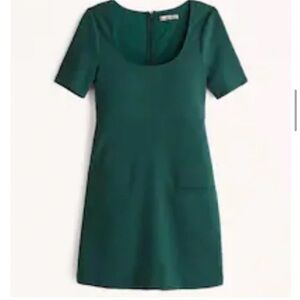 Abercrombie Green Shift Dress with Pockets